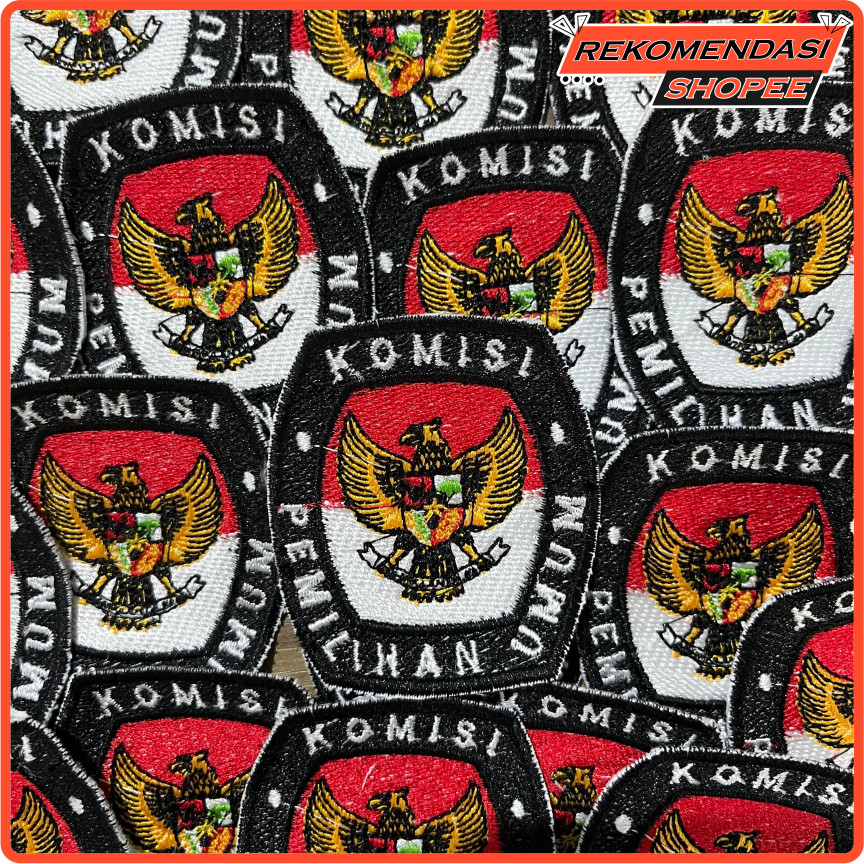 Bordir Bet KPU | Bordir KPU | Badge KPU | Logo KPU | Atribut KPU