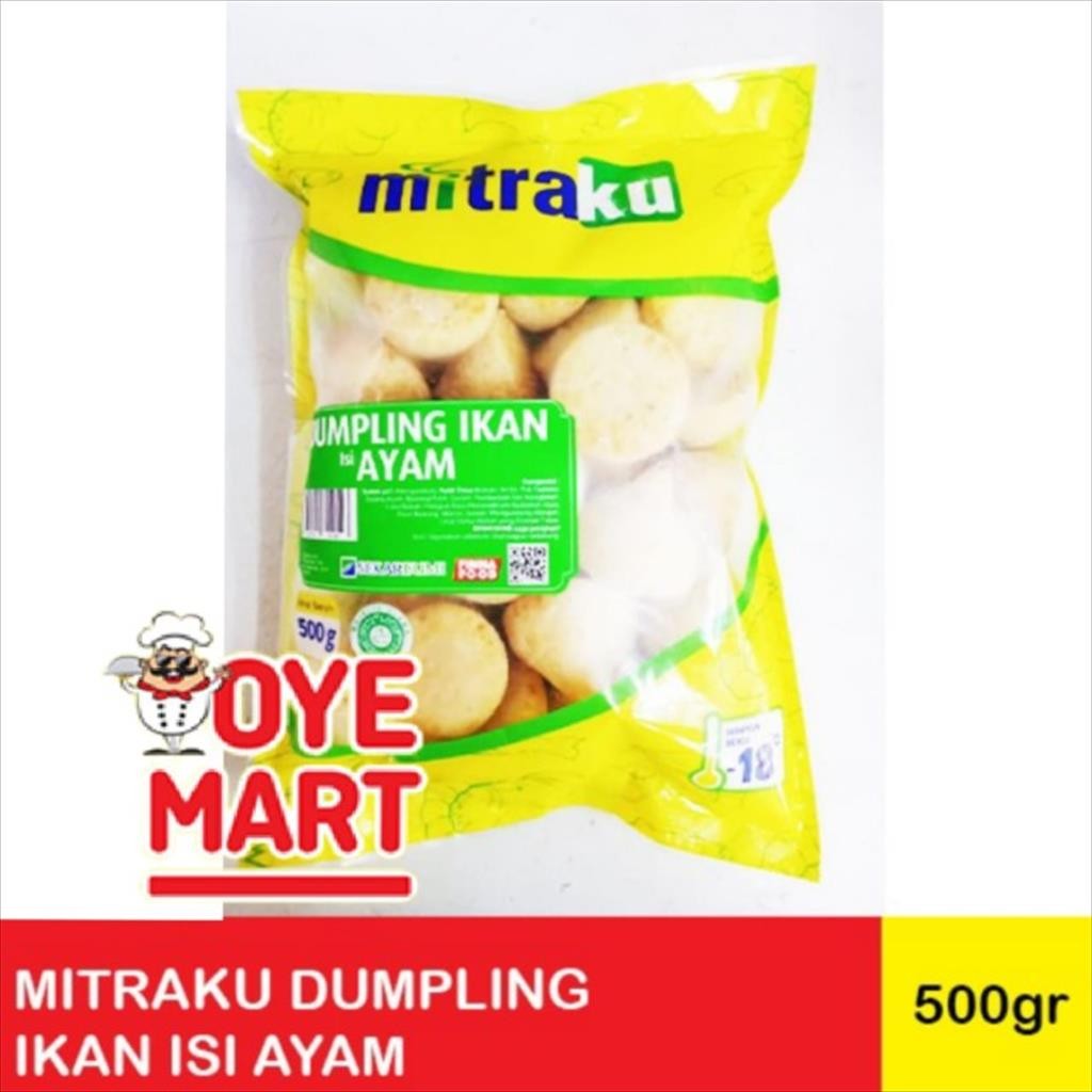 

MITRAKU DUMPLING IKAN ISI AYAM 500GR
