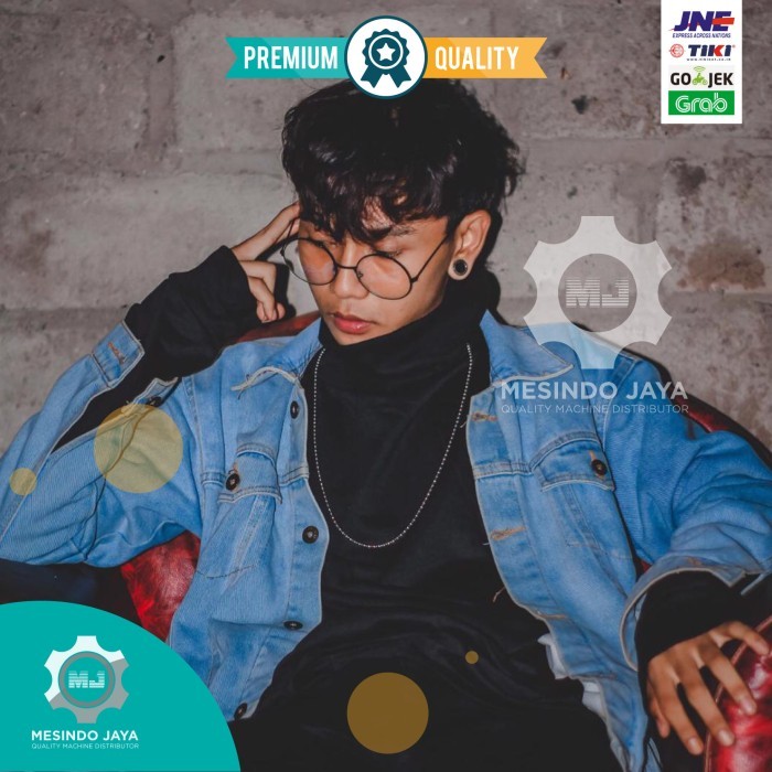 TERMURAH BAJU KAOS LEHER TINGGI POLOS LENGAN TANGAN PANJANG TURTLENECK PRIA - L - Hitam