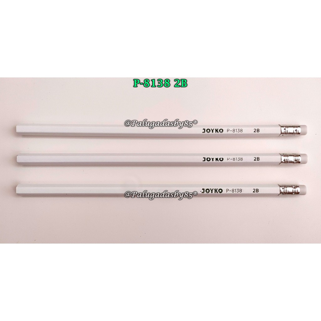 

(1 Biji) GROSIR Pensil Joyko P-8138 2B Putih / Pencil Pensil Joyko P-8138 White 2B (1 Biji)
