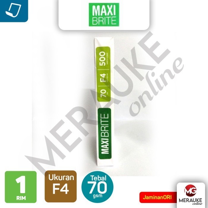 

Kertas HVS Maxi Brite F4 70 GSM