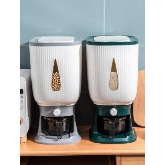 

Dispenser Beras Modern 10 Kg Anti Kutu Tempat Penyimpan Beras