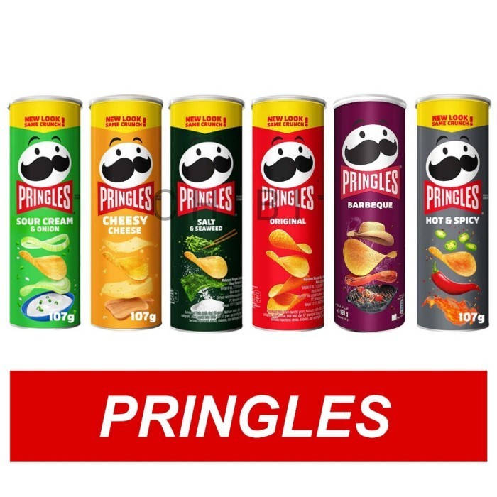 

nb PRINGLES POTATO CHIPS / KERIPIK KENTANG 107 GRAM - Cheese 107 gram