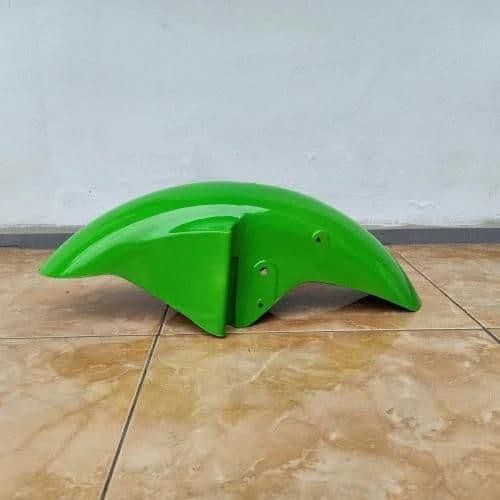 Slebor depan ninja victor hijau/slebor spakbor depan ninja r rr victor warna hijau metalic spakbor m