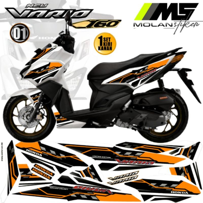 Decal Sticker Striping Variasi Vario 160 Honda Vario 160 New Vario 160 Honda Click 160