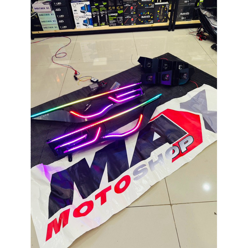 PAKETAN PROJECTOR BILED MATRIX+FRAME LAZY RGB INNOVA ZENIX [MNG]