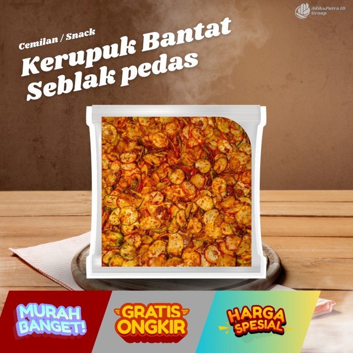 

zagoon Cemilan / Snack / Kerupuk Bantat Pedas Warna Warni kareet
