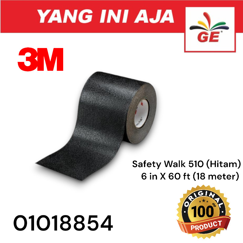 

3M Safety Walk 510 (Hitam) - 6 in X 60 ft (18 meter) - 01018854