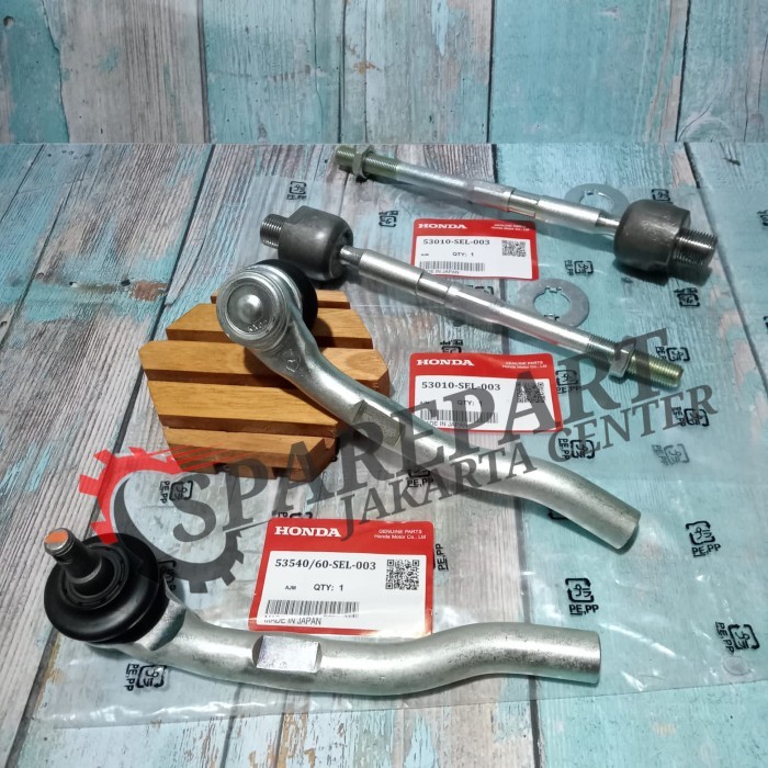 Tie rod end + long tie rod rack end Jazz gd3 idsi City gd8 idsi vtec