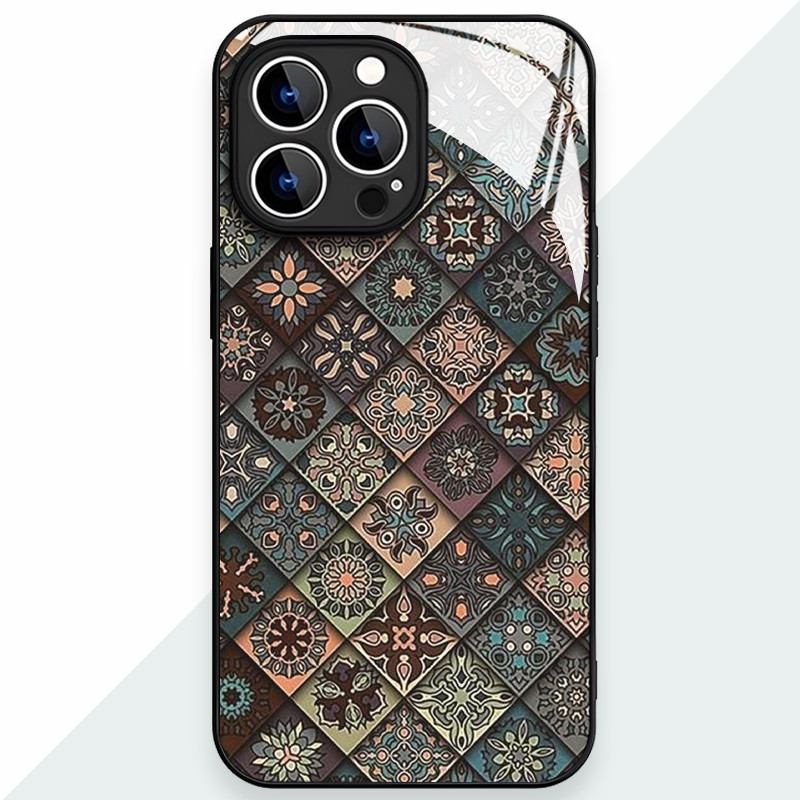 Case Iphone 13 13 Mini kaca Casing Iphone 14 15 Plus Case Iphone 15 14 Pro Max Casing Iphone 6 6S 6 