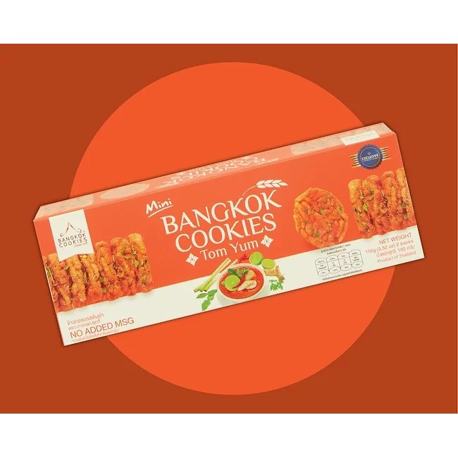 

BEST SELLER Camilan Kerupuk Nasi Bangkok Cookies - Tom Yum