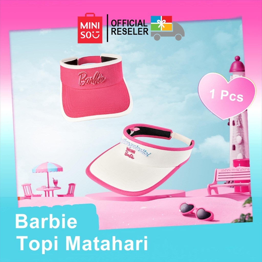 MINISO x BARBIE Collection Topi Shining Fashion Wanita