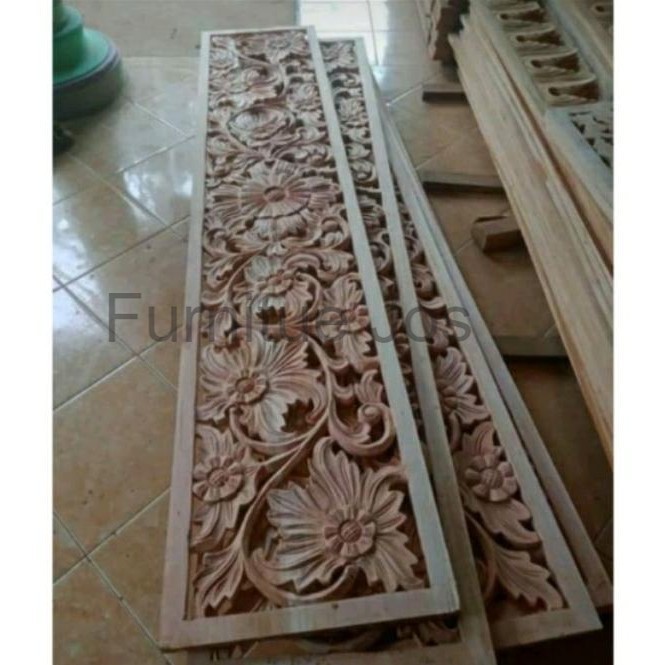 ukiran tebeng ornamen ukiran tempel lubang angin 200x30 FJ12367