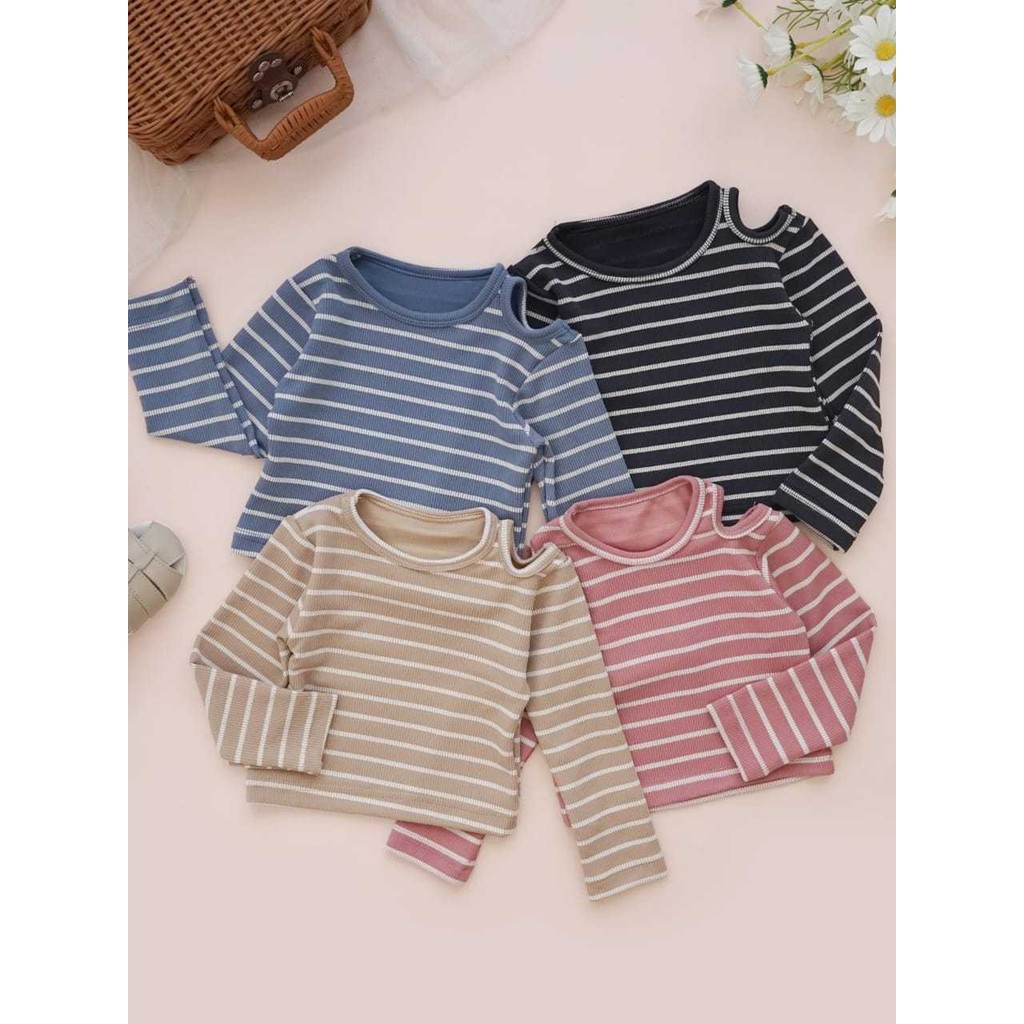 ATASAN ANAK PEREMPUAN KNIT CELINE TOP RIB 1-7 TAHUN