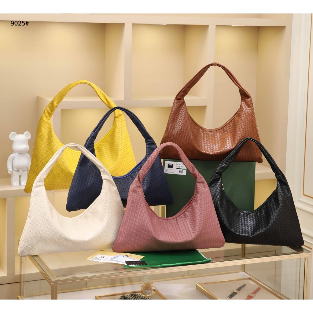 Women's Bag #9025 Intrecciato Hobo Bag Branded Import