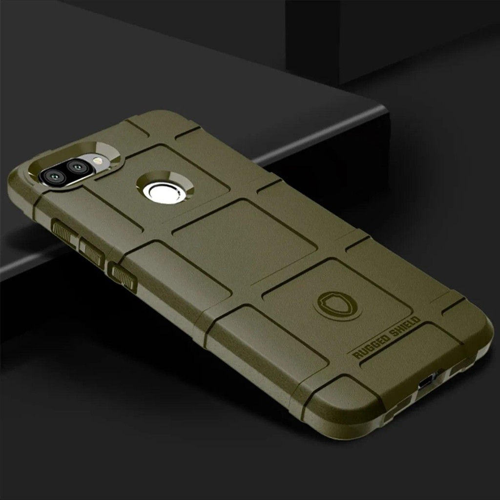 Untuk Xiaomi Mi 8lite mi8 lite Armor Matte Case Protector Shield Back Cover untuk casing ponsel sili