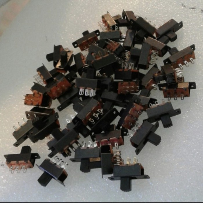 Saklar Geser Slide Switch 6 Pin 6Pin On Off//Saklar Geser Slide Switch 6 Pin 6Pin On Off