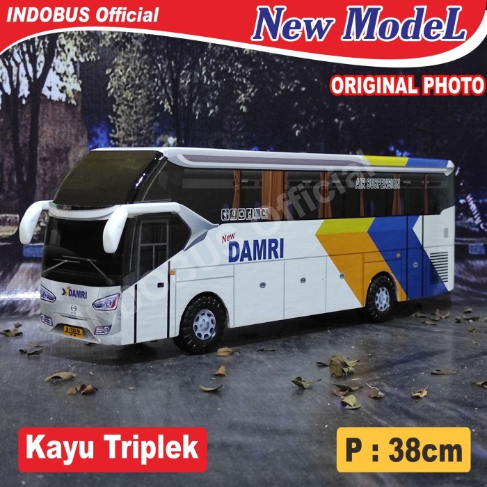 ✨Anh.S✨ -  TERLARIS INDOBUS Miniatur Bus Bis DAMRI SR2