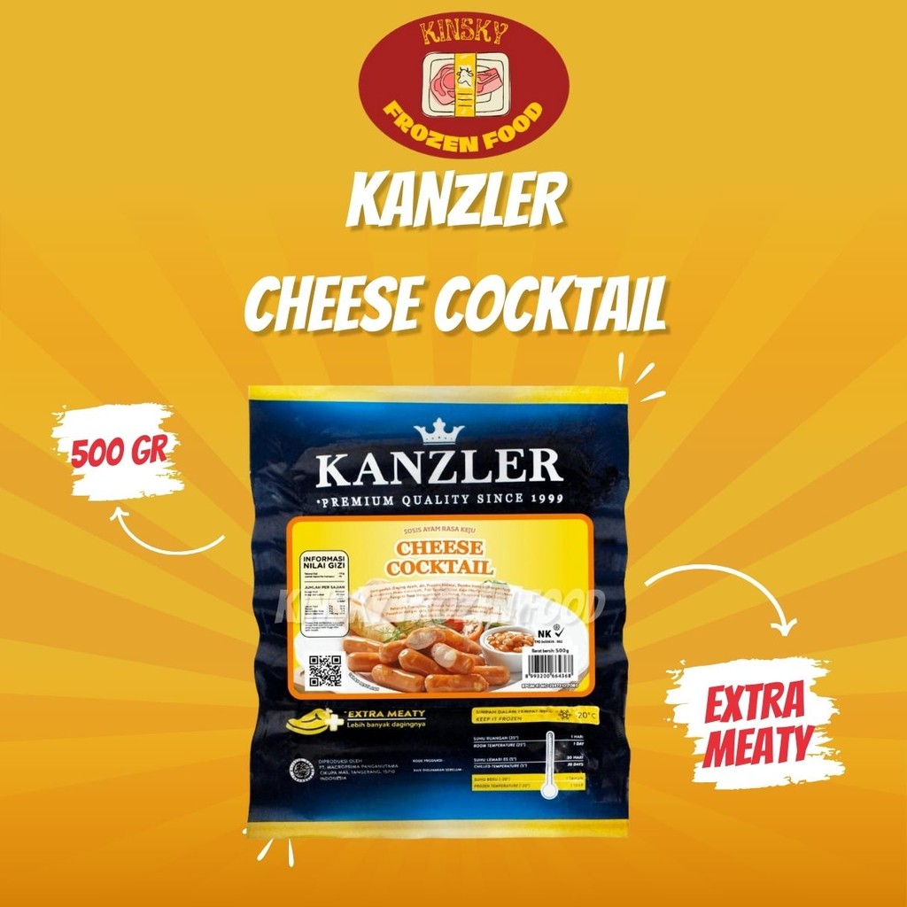 

KANZLER CHEESE COCKTAIL 500GR