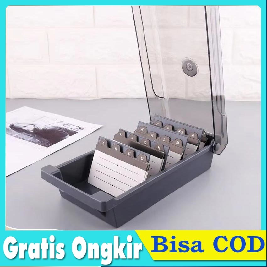 

Box Kartu Nama / Tempat Kartu Nama Kapasitas besar /Name Card Case 600 Kartu