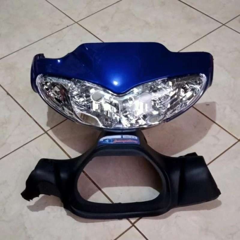 BATOK DEPAN BELAKANG JUPITER Z WARNA BIRU MERAH HITAM Z LAMA TAHUN 2005 SET LAMPU WARNA BIRU MERAH B