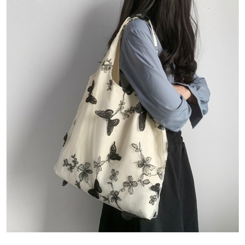 YP.Collection - Tas Totebag Kanvas Wanita Totebag kanvas Import Totebag Kuliah