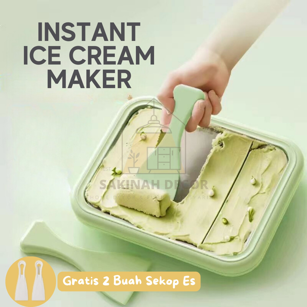 Ice Cream Roll Maker Alat Pembuat Ice Cream Roll Rumahan Yogurt Fried Ice Pan