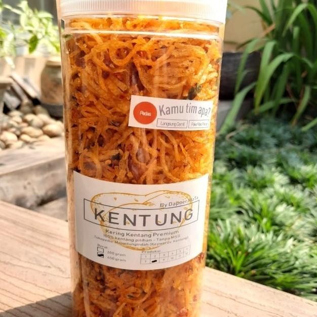 

kentung : kering kentang / kentang mustafa @ 400 gr no msg - Pedas