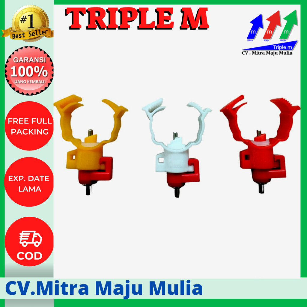 Nipel Nipple A9 Nipel Drinker 3M , Tempat minum ayam petelur broiler puyuh, Nipel A5 MMM 100 pcs