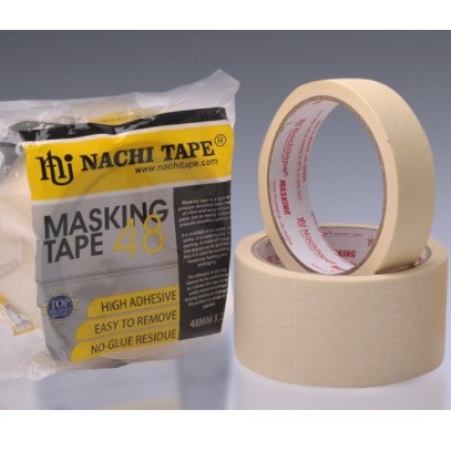 

Nachi Masking Tape 24mm x 20Yard / Lakban Kertas Cream 1inch x 20 Yard 1