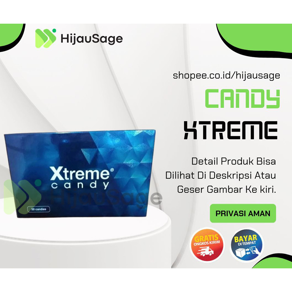 XTREME CANDY - ASLI ORIGINAL - 1BOX ISI 30PCS PERMEN - Original Penamba Stamina