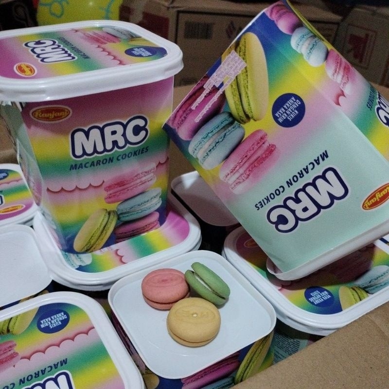 

COD VIRAL !!! MACARON COOKIEZ MRC harga 1 cup isi 20 pcs@136g