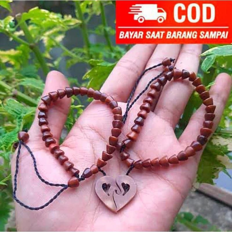 gelang koka/kaoka/kaukah/motif kerucut sepasang 2pcs couple LOVE