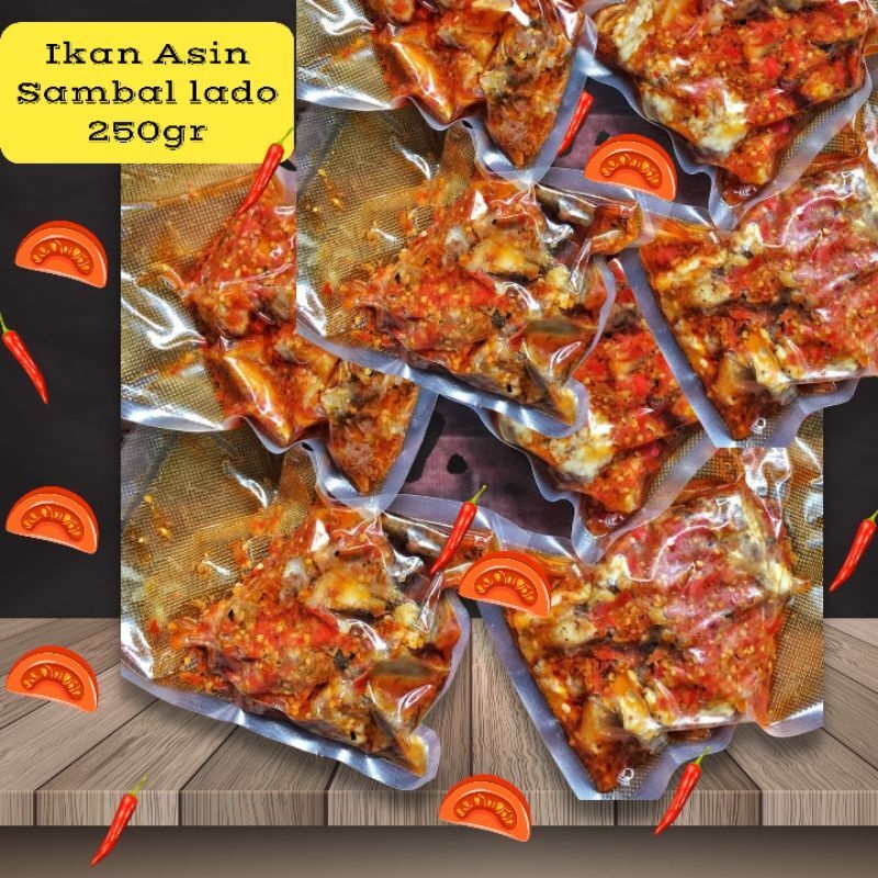 

Ikan Asin Sambal lado lunak pedas renyah legendaris 250g
