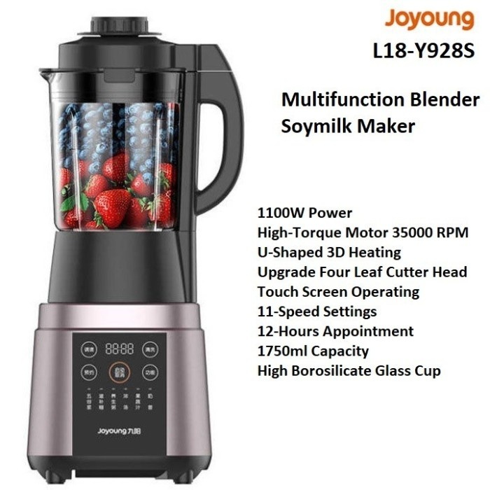 JOYOUNG L18-Y928S - Multifunction Blender 1.75L Capacity 1100W Power - Blender Multifungsi Bisa Untu