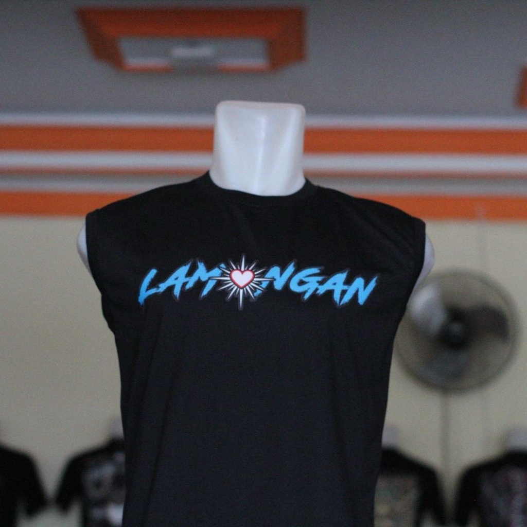 Kaos Singlet PSHT Lamongan Biru Katun Pria