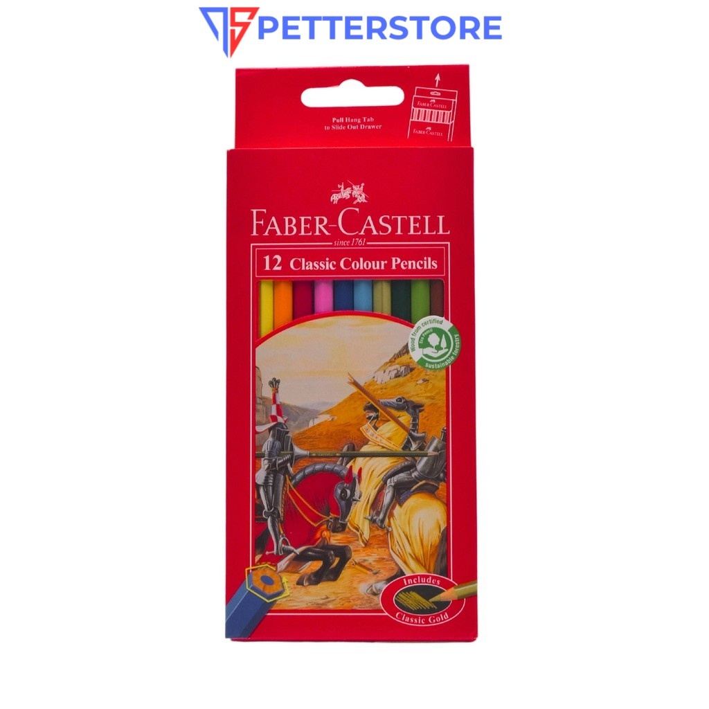 

PENSIL WARNA FABER CASTELL 12 L 115852