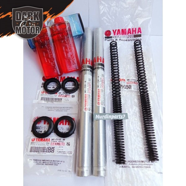 Paket As Shock Depan + per Shock + Oil shock + seal Shock Yamaha Jupiter MX New 135cc Original