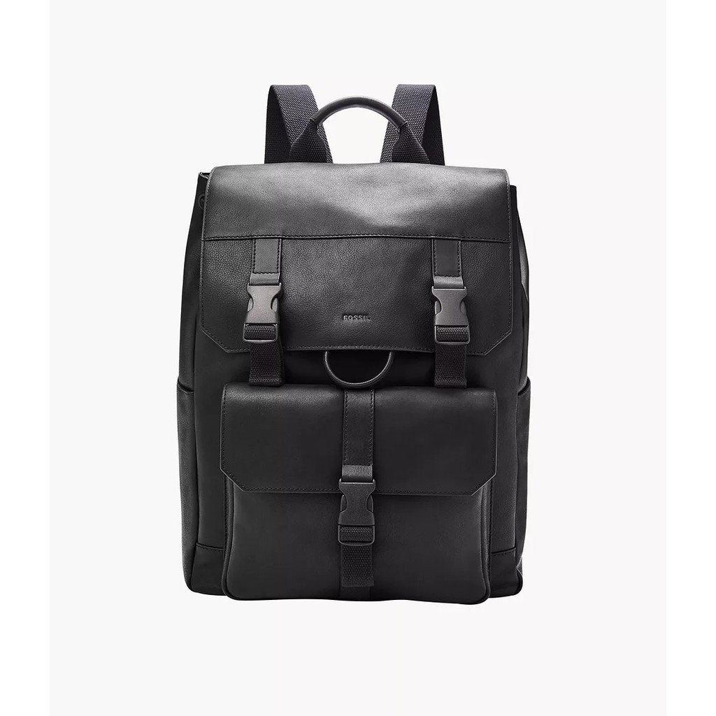 Fossil Bag Weston Leather Black Tas Ransel Pria SBG1283-001