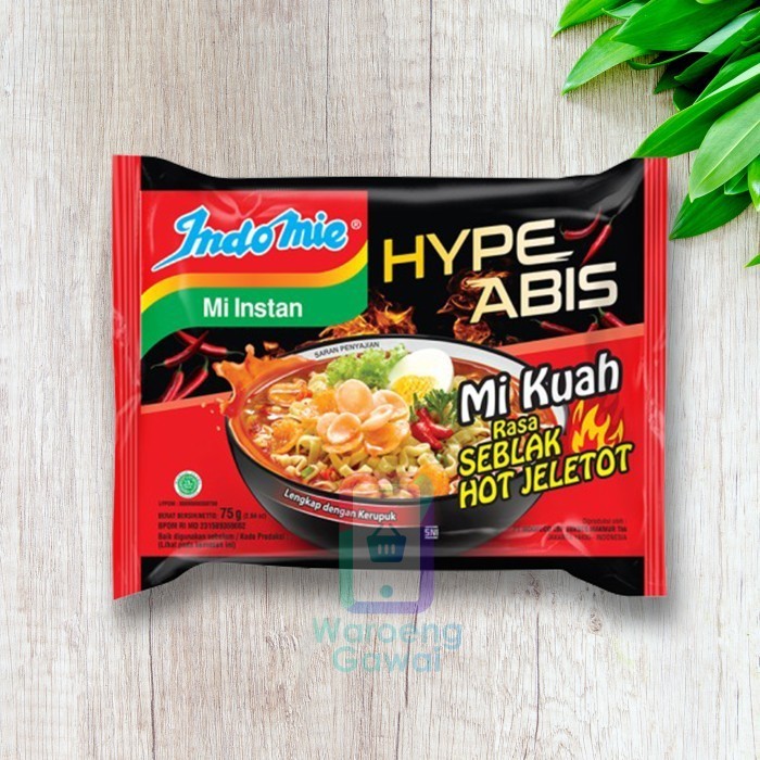 

a Ffa Mie Instan Indomie Hype Abis Mi Kuah Rasa Seblak Hot Jeletot