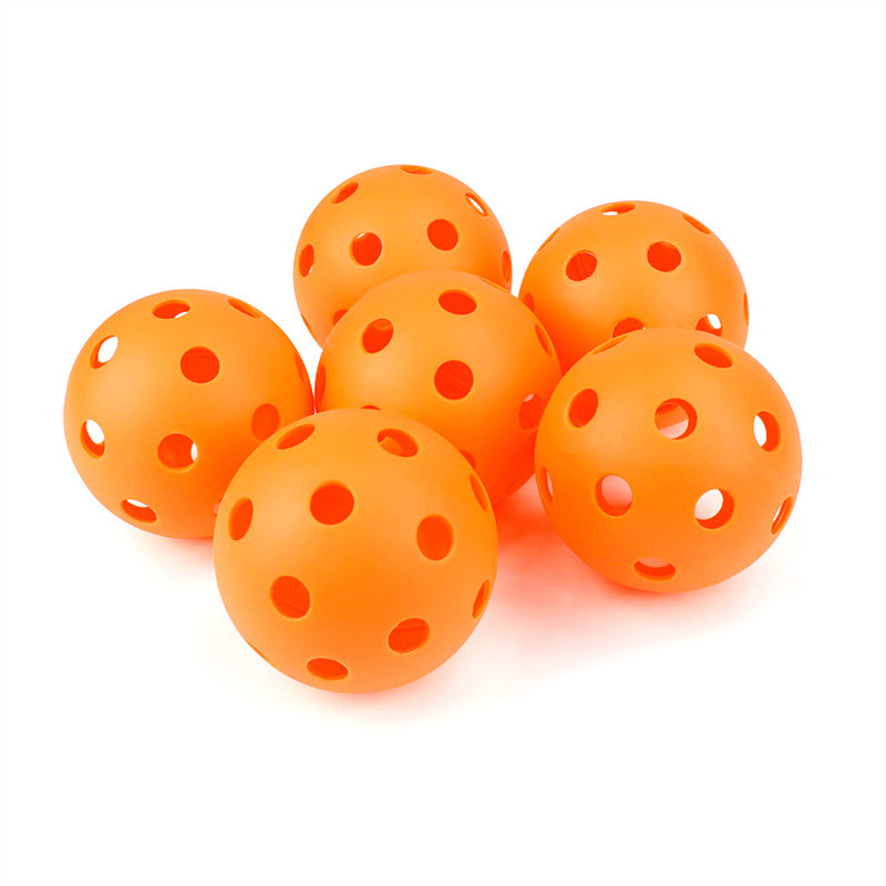 72MM 26 Holes Floorball Stick Ball PE Plastic For Field Hockey Training Street Outdoor Sport Practic