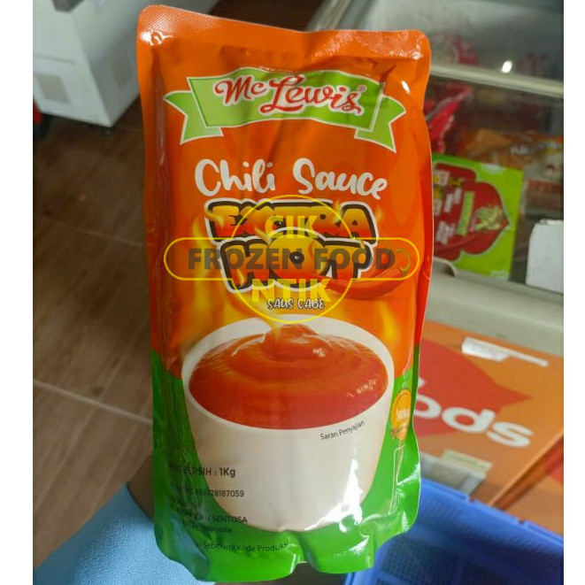 

McLewis Extra Hot 1kg Frozen food cik ntik Jambi cemilan jajanan seblak korea jepang