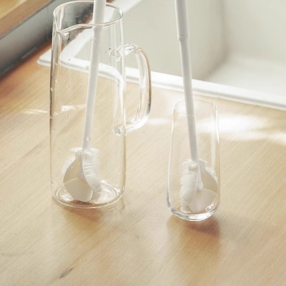 Berkat Sikat Pembersih Botol  Gagang Panjang Peralatan Dapur Mencuci Serbaguna Botol Gelas