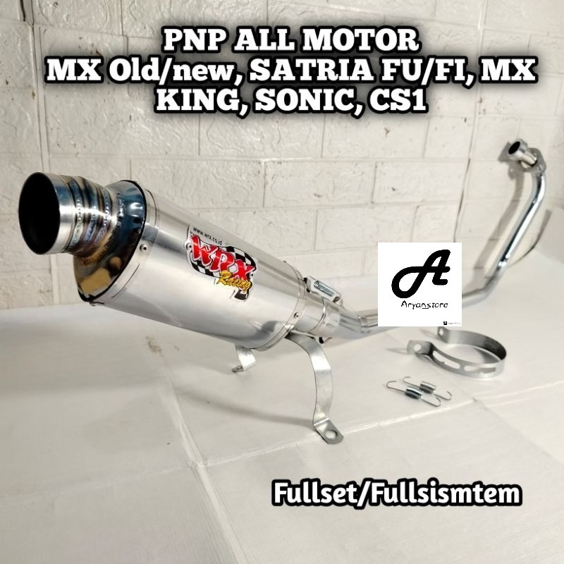 Knalpot Racing WRX OVAL Croome Jupiter MX old MX new SATRIA FU, SATRIA FACELIFT FI, SONIC, CS1, MX K