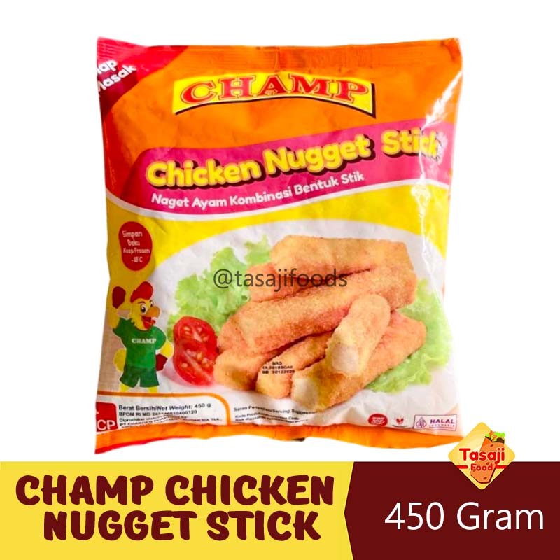 

Champ Chicken Nugget Stick 450 Gram Grosir