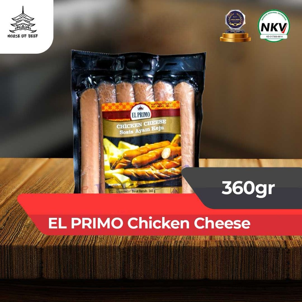 

Sosis EL PRIMO Chicken Cheese 360gr