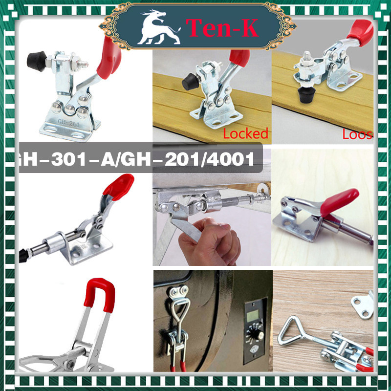 Toggle Clamp Penjepit Push-pull Type Klem Togel Push Pull