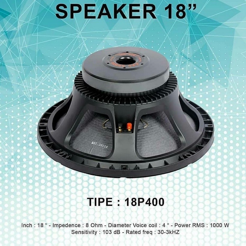 SPL Audio Speaker 18 inch L18P400