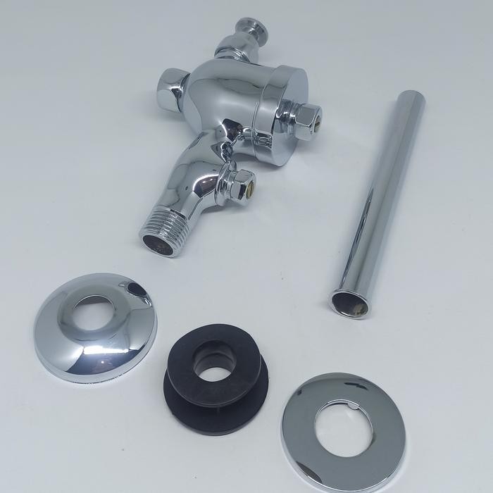 Promo PUSH KRAN URINAR/KRAN URINOIR MODEL TOTO FULL KUNINGAN - PIPA LURUS terlaris