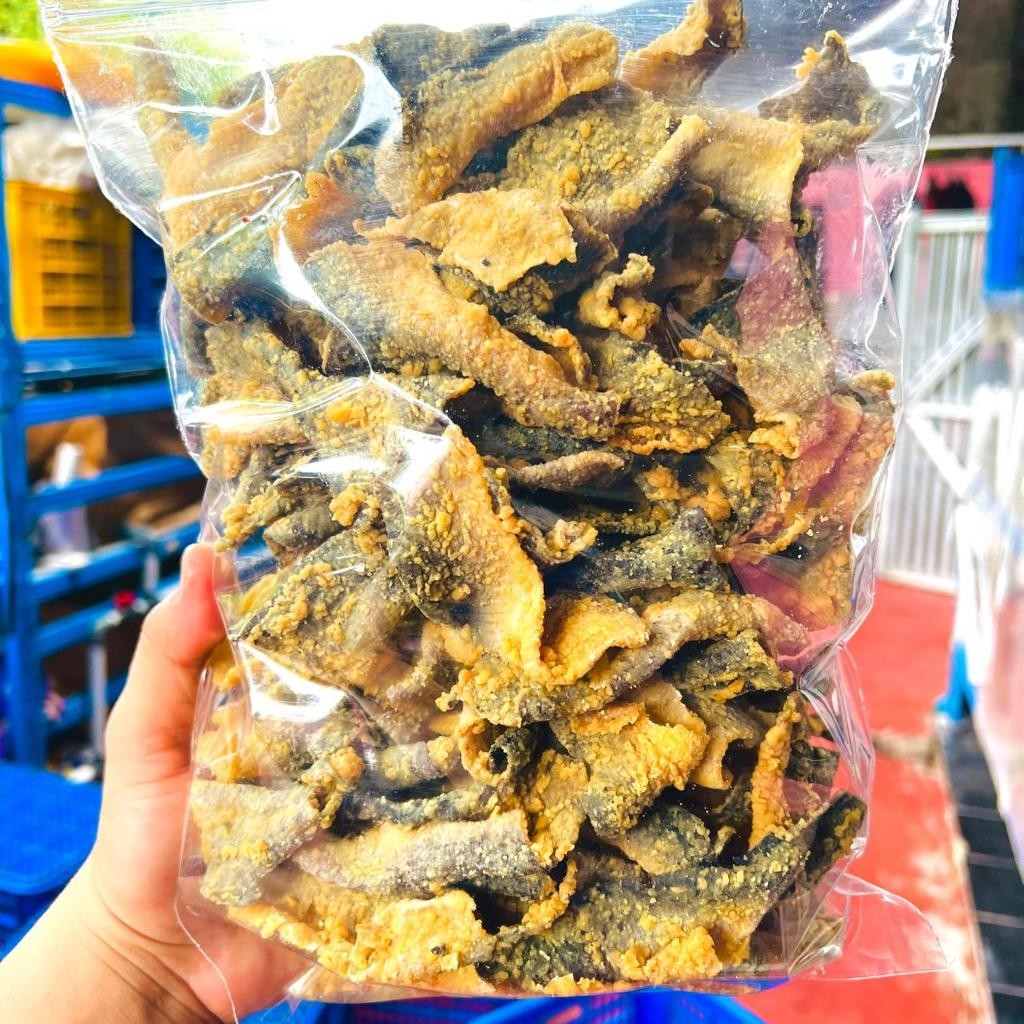 

Keripik Kulit Ikan PATIN Rasa Barbeque Premium Kemasan Berat 100 GRAM
